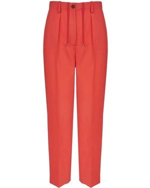 Lorena Antoniazzi Klassische Tapered-Hose - Rot