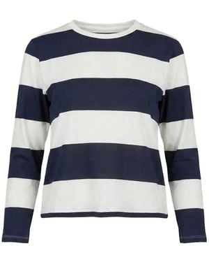 Cynthia Rowley Gestreept T-Shirt - Blauw