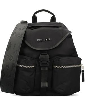 Premiata Buckled Backpack - Black