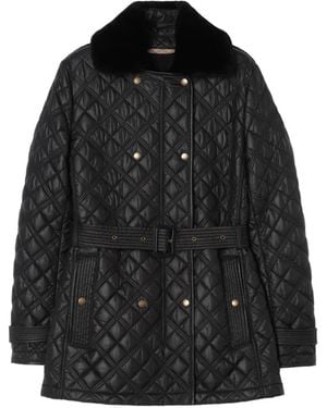 Burberry Quilted Nylon Rosedale Coat - Black