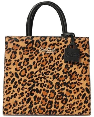 MC2 Saint Barth Shop Bag Midi Bag - Brown