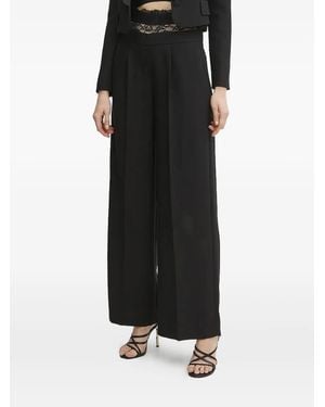 Ermanno Scervino Lace-Insert Pants - Black