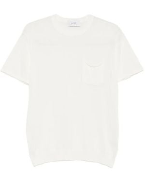 VELA SHOP T-Shirt À Poche Poitrine - White