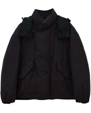 Lemaire Down Jacket With Hood - Black