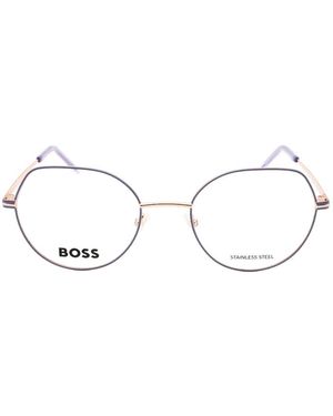BOSS Gafas Con Montura Redonda - Blanco