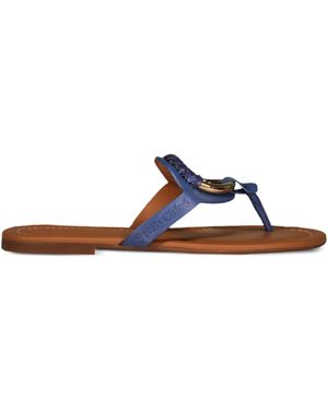 See By Chloé Flip-Flops aus Leder - Weiß