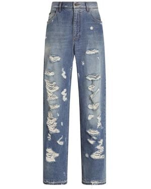 Dolce & Gabbana Vaqueros Capri - Azul