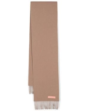 Acne Studios Bufanda con flecos - Neutro