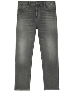 BOSS Straight-Fit Jeans - Grey