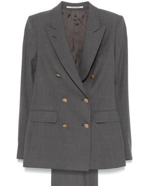 Tagliatore Costume À Veste À Boutonnière Croisée - Gris