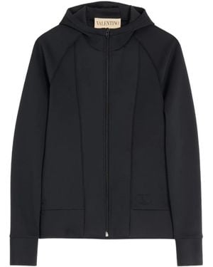 Valentino Garavani Vlogo Zip-up Hoodie - ブラック