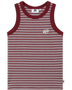 Chocoolate Striped Top - Red
