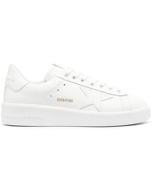 Golden Goose Purestar Leather Trainers - White