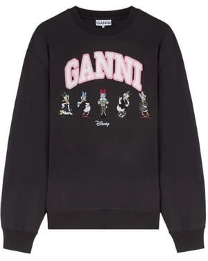 Ganni X Disney Daisy Duck Sweatshirt - Black
