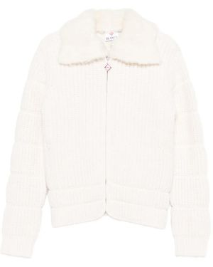 CASABLANCA Ribbed Padded Jacket - White