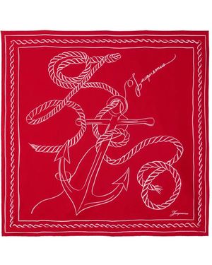 Jacquemus Ancre Scarf - Red