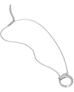 Trussardi Halskette Mit Anhänger - Natur