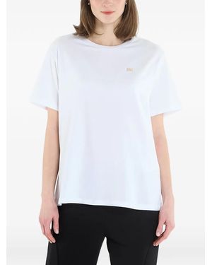 EA7 Logo-Plaque T-Shirt - White