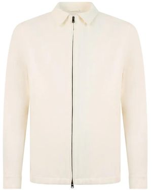 Herno Zip-Up Collared Jacket - White