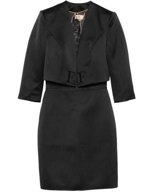 Elisabetta Franchi Midi Dress - Black