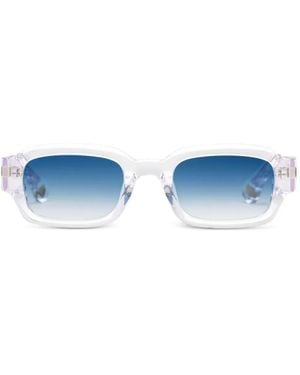 Peter & May Walk Water May Walk Rectangle-Frame Sunglasses - Blue