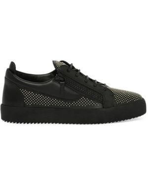 Giuseppe Zanotti Birel Vague Stud-Embellished Sneakers - Black