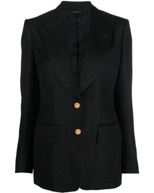 Tom Ford Single-Breasted Tailored Blazer - Black