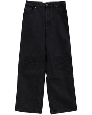 Loewe Anagram Baggy Jeans - Black