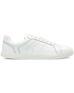 Groundies Perforated Lace-Up Trainers - White