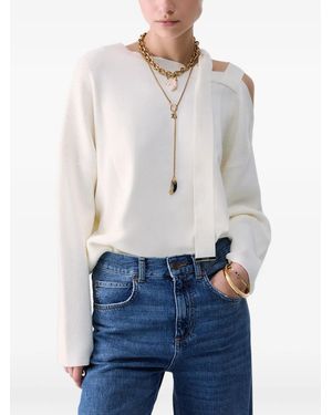 Liu Jo Jumper With Bow - Blue