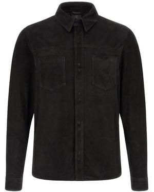 Giorgio Brato Chest-Pocket Shirt Jacket - Black