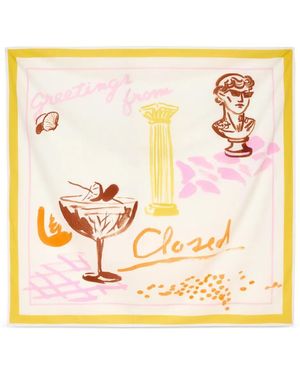 Closed Graphic-Print Scarf - Multicolor