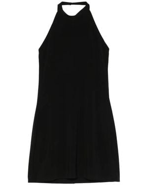 Norma Kamali Halterneck Mini Dress - Black