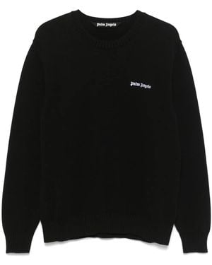 Palm Angels ロゴ セーター - ブラック