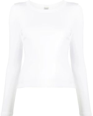 Flore Flore Long-Sleeve Cotton T-Shirt - White