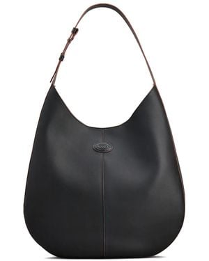 Tod's Di レザー ショルダーバッグ M - ブラック