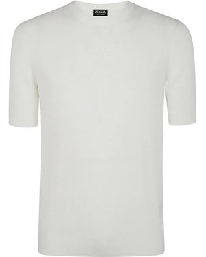 ZEGNA Cotton T-Shirt - White