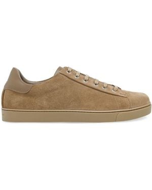 Gianvito Rossi Suede Trainers - Brown