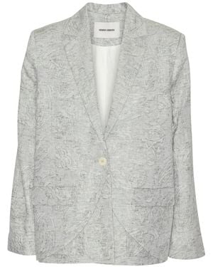 Henrik Vibskov Geknöpfter Beetle Blazer - Grau