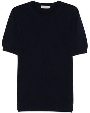 Canali ニット Tシャツ - ブルー