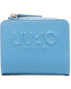 Liu Jo Embossed Wallet - Blue