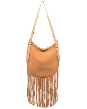 Coperni Fringed Shoulder Bag - White