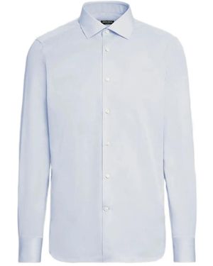 ZEGNA Cotton Shirt - White