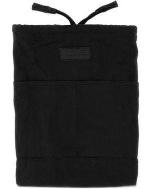 Dragon Diffusion Kleine Katoenen Clutch - Zwart