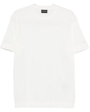 Emporio Armani Crew-Neck Cotton T-Shirt - White