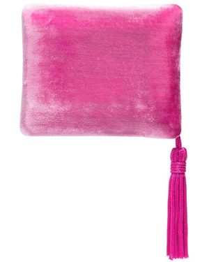 Sophie Bille Brahe タッセル クラッチバッグ - ピンク