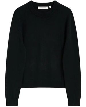 sunflower Moon Cropped Sweater - Black