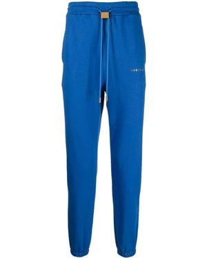Buscemi Pantalon De Jogging À Plaque Logo - Bleu