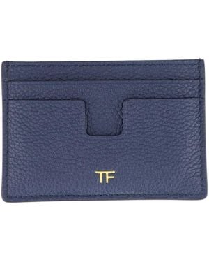 Tom Ford Cartera granulada - Azul
