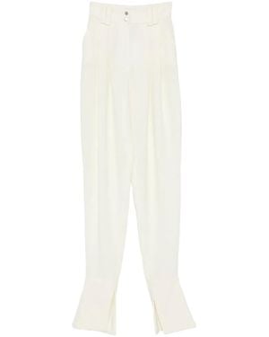 Vestiaire d'un Oiseau Libre Vector Split-Cuff Trousers - White